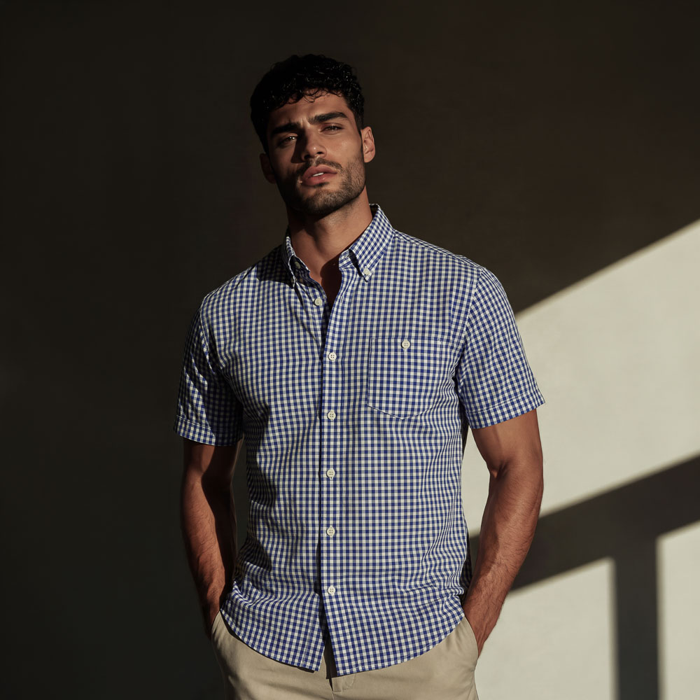 CAMISA M/C FI26/CANNES POPELINA