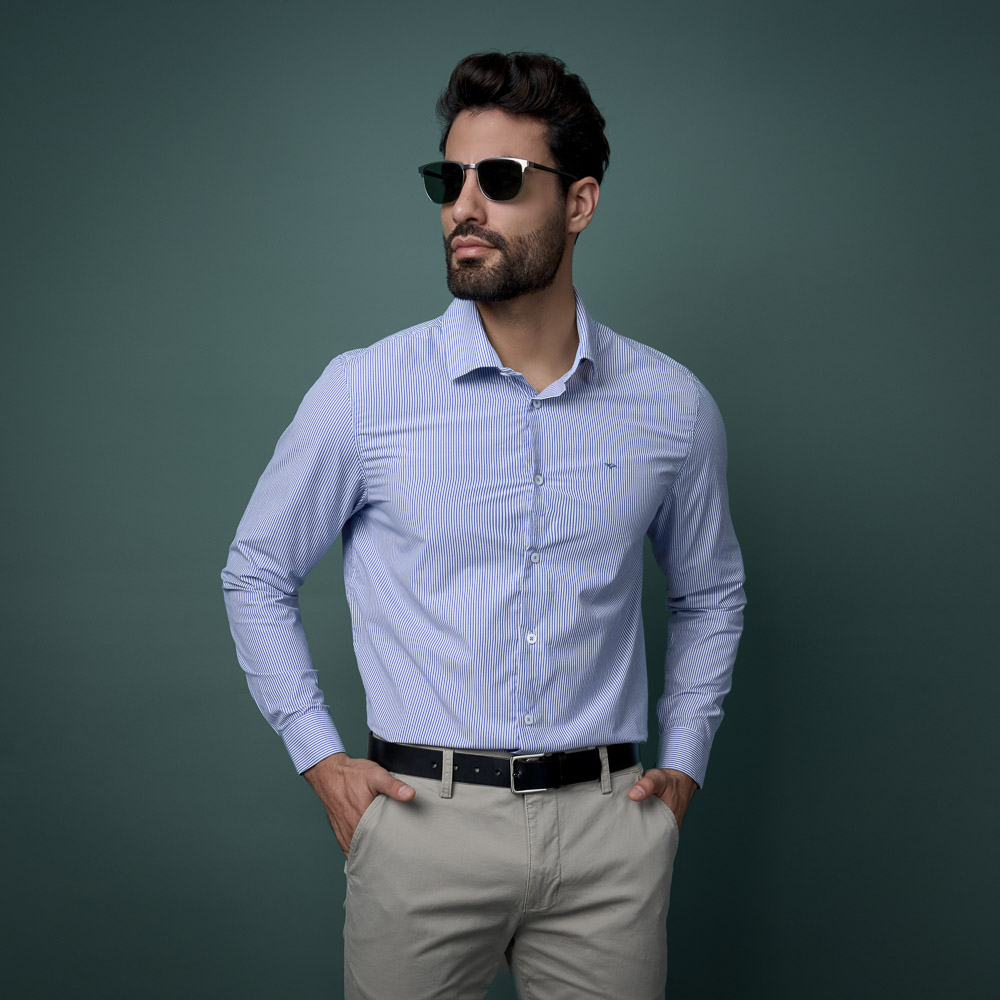 CAMISA M/L CI26/ARNAULT POPELINA